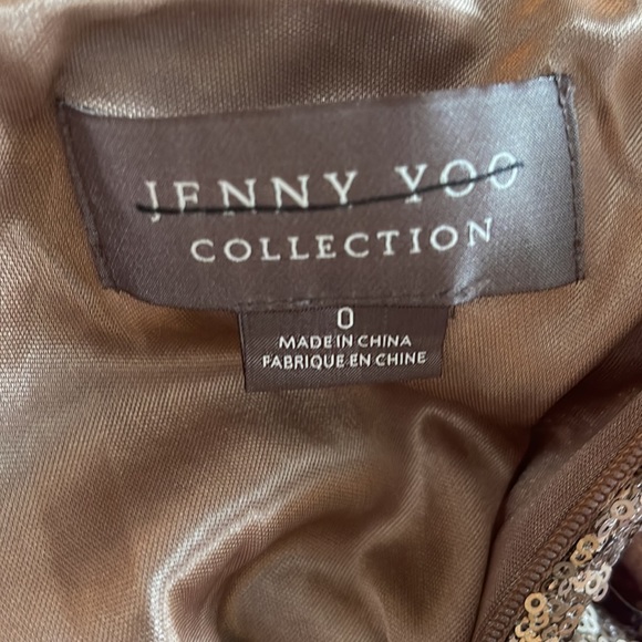 BHLDN Jenny Yoo Cosmos Gold Sequin Skirt Size 0 - Picture 8 of 8